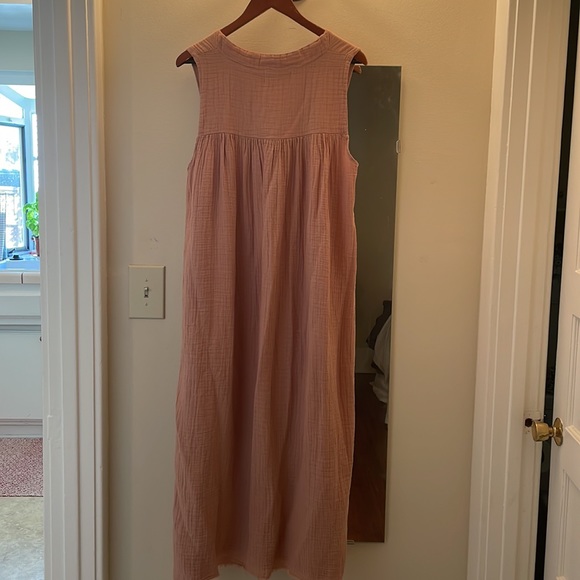 Go Gently Nation gauze frock, dune - Picture 6 of 6